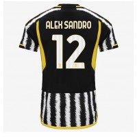 Fotbalové Dres Juventus Alex Sandro #12 Domácí 2023-24 Krátký Rukáv